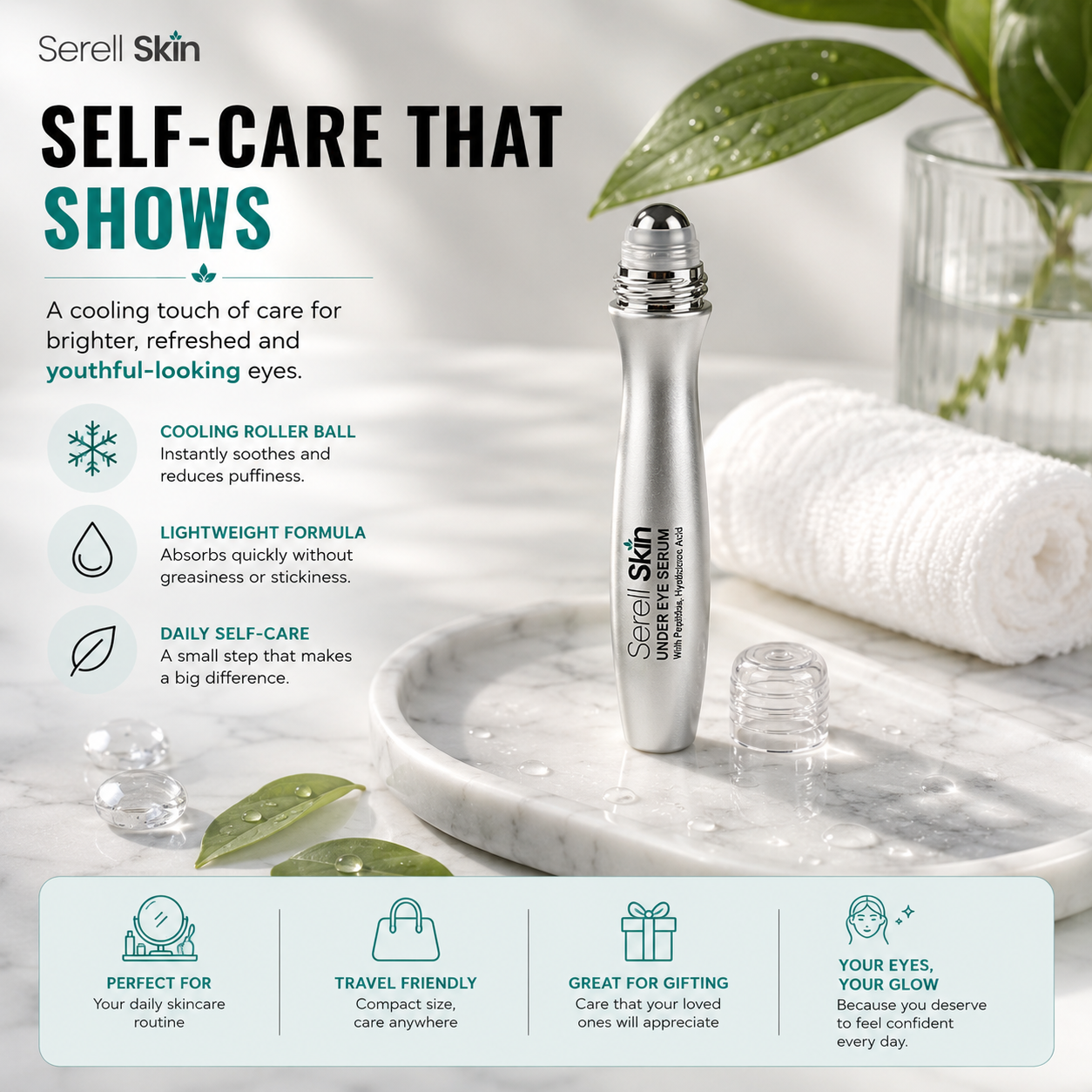 Best Under Eye Roller in Pakistan by Serell Skin