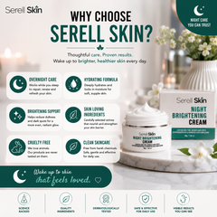 Serell Skin Night Brightening Cream – anti-aging brightening night cream Pakistan